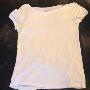 J Crew Tissue Tee Size S White